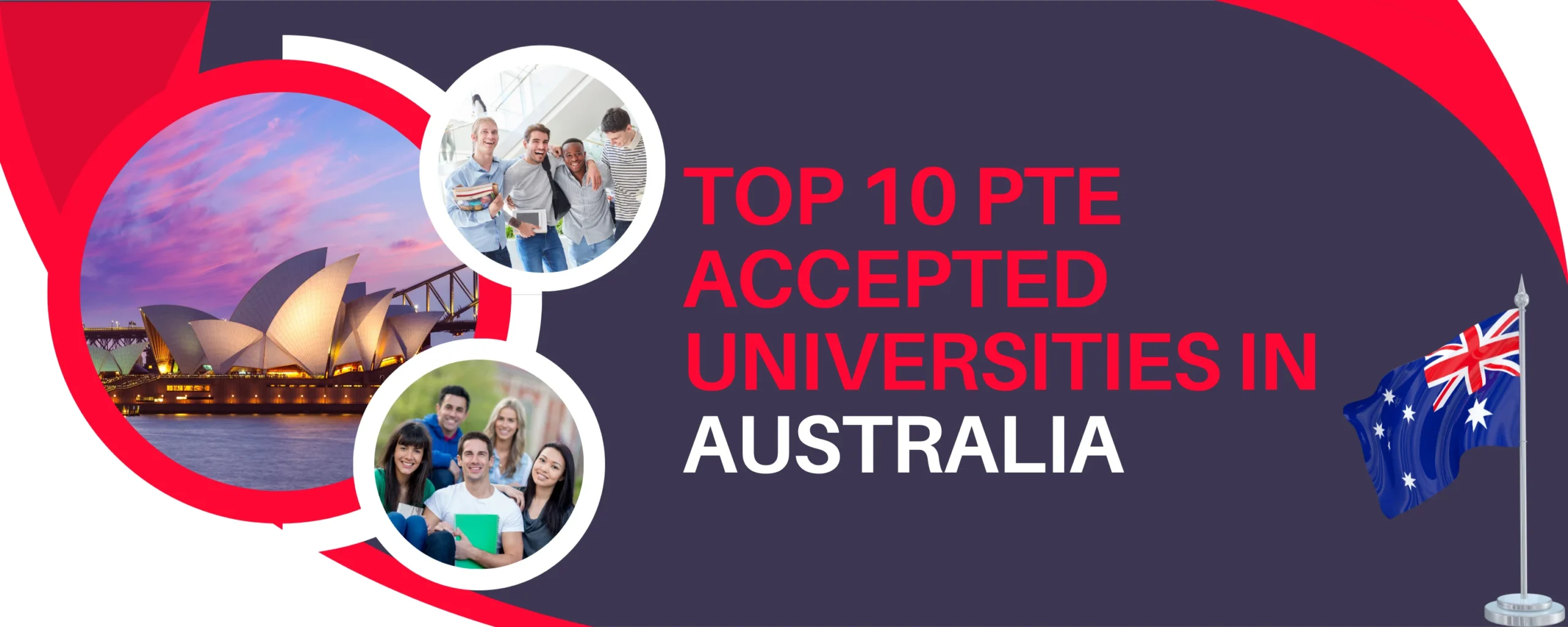 Top 10 PTE Accepted Universities in Australia